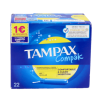 Tampax Compak Regular 22uds