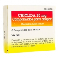 CHICLIDA 25MG, 6...