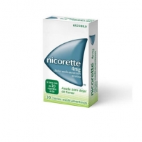 NICORETTE 4MG, 30 CHICLES...