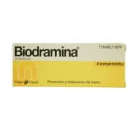 BIODRAMINA 50 MG 4 COMPRIMIDOS