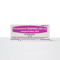 PARACETAMOL NORMON EFG 500...